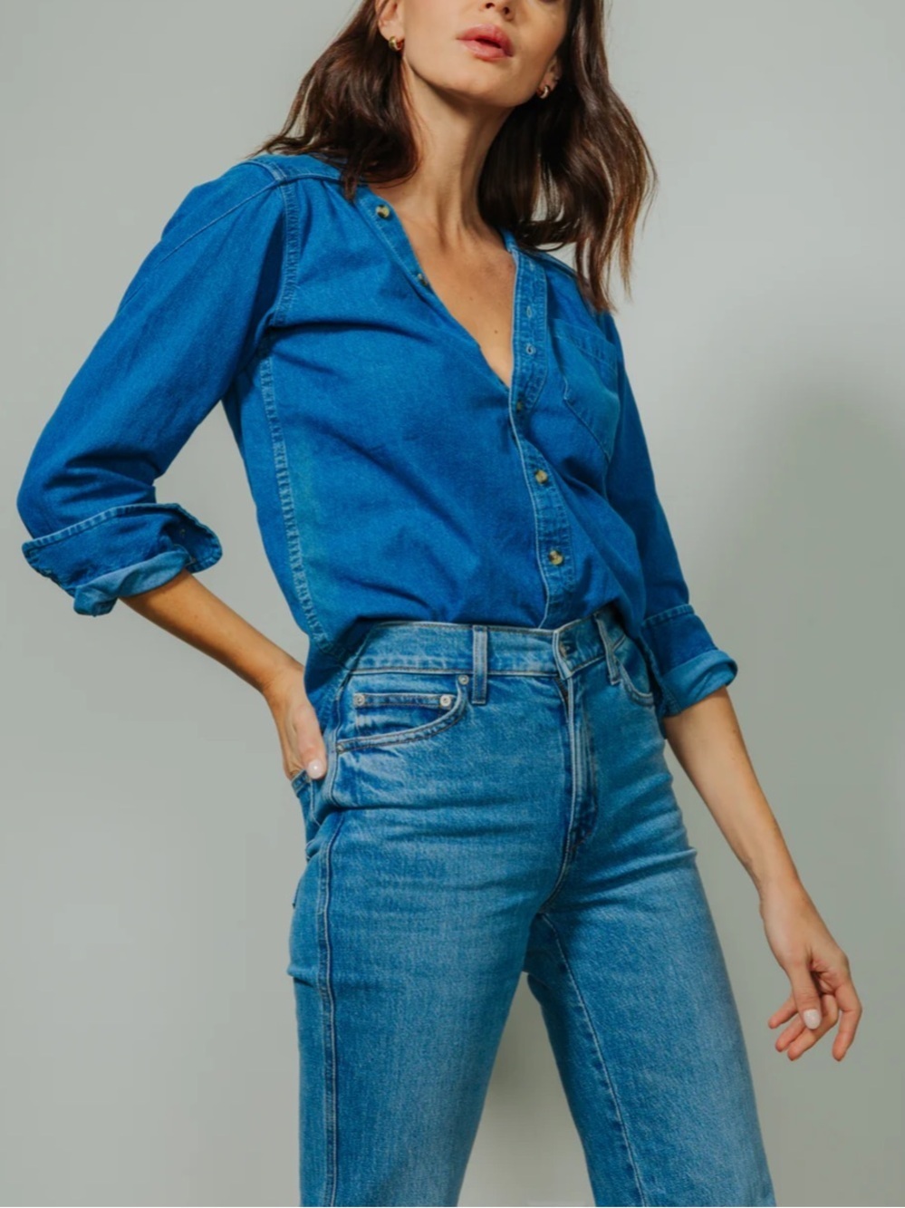 NWT KMJ Taylor Boyfriend Classic Shirt size Small Sold Out - Picture 4 of 10